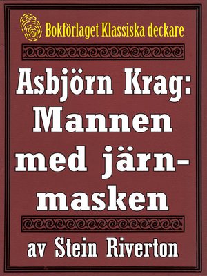cover image of Asbjörn Krag: Mannen med järnmasken